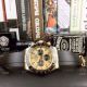 Rolex Daytona Gold Dial Black Rubber Strap Watch New Replica (7)_th.jpg